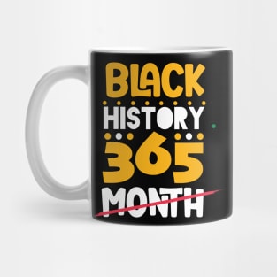 Black History Month 24/7/365 Black men African American Mug